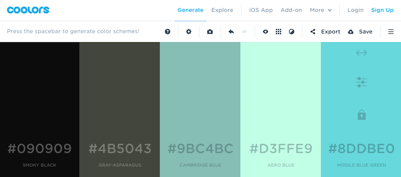 find the perfect website color scheme